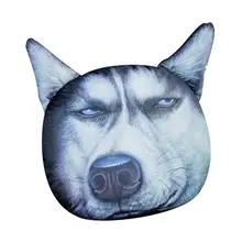 Подголовник подушки детские 3D милые животные хаски собака автомобиль средства ухода за кожей Шеи детские милые и удобные