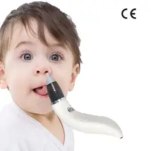 Детский носовой аспиратор Электрический Безопасный гигиенический очиститель носа 5 скоростей Регулируемый USB перезаряжаемый портативный для новорожденных Чистка носа
