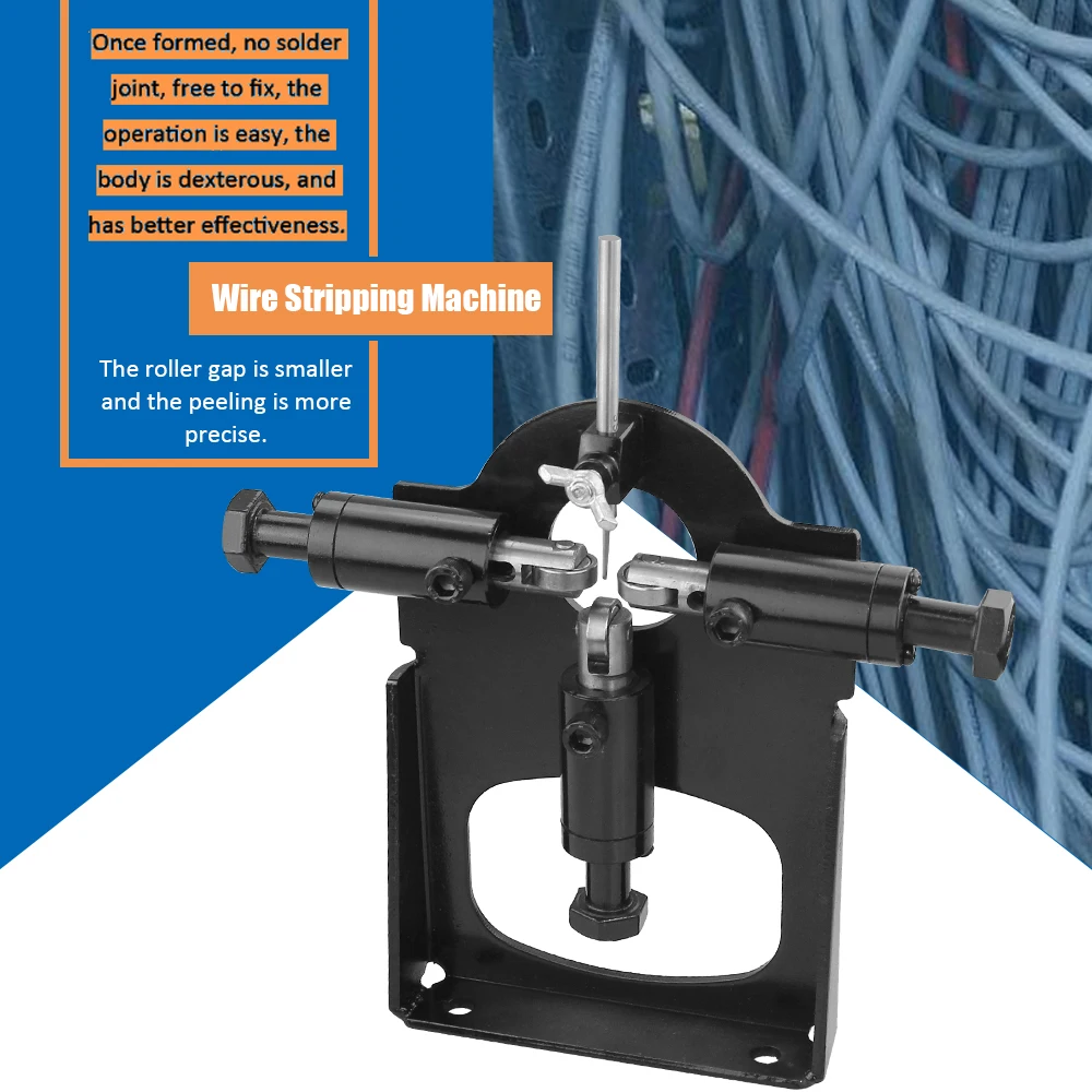 

Manual Portable Wire Stripping Machine Scrap Cable Peeling Tools Stripper Cutter for 1-20mm Hand Tool
