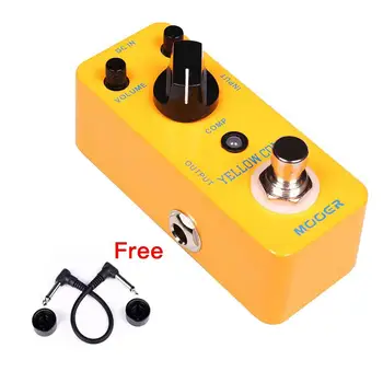 

MOOER Guitar Effects Pedal Yellow Comp Micro Mini Optical Compressor Effect Pedal True Bypass for Electric Guitar Accessories