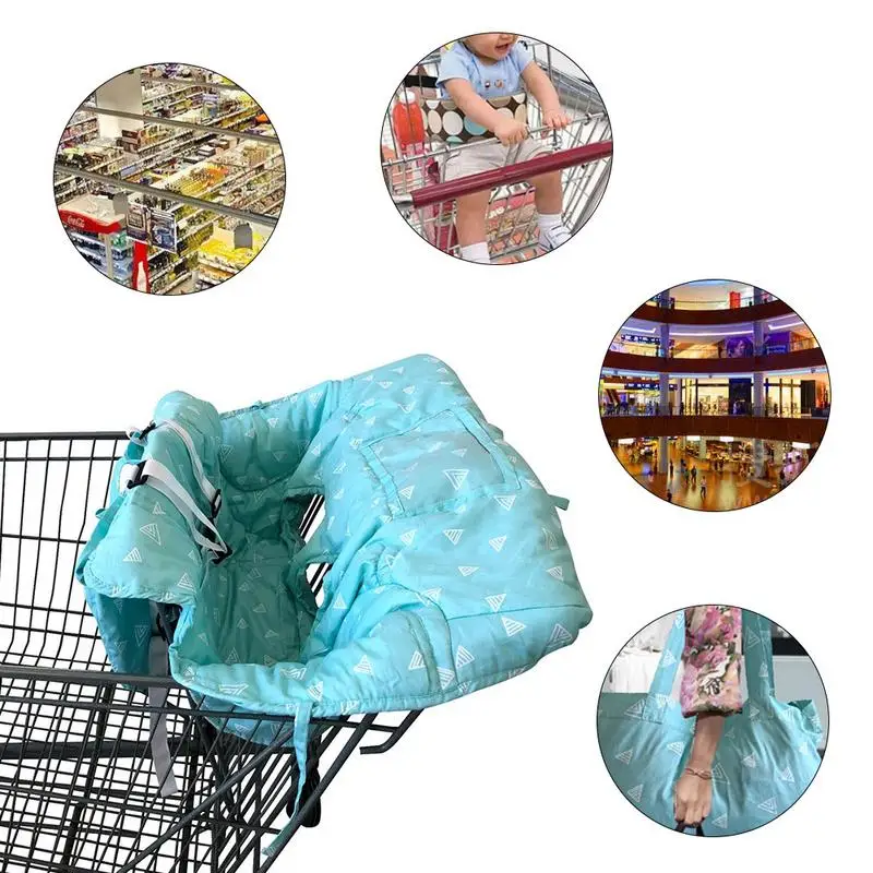 Портативная Детская Коляска Подушка супермаркет торговый обеденный стул коврик автомобильный защитный коврик безопасное сиденье для путешествий для детей