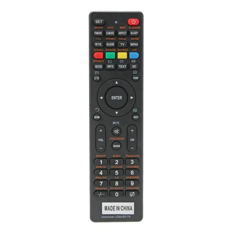 Замена пульта дистанционного управления Smart TV для SHARP SONY PANASONIC SANYO HITACHI TOSHIBA пульт
