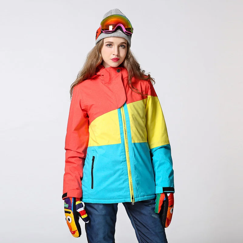 SAENSHING лыжная куртка женская Сноубордическая куртка водонепроницаемая зимняя куртка лыжная Спортивная дышащая супер теплая зимняя Лыжная куртка пальто