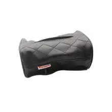 Автомобильная коробка для салфеток, подвесной держатель из искусственной кожи двойного назначения, диспенсер для туалетной бумаги для автомобиля, товары для дома и автомобиля, прочный практичный