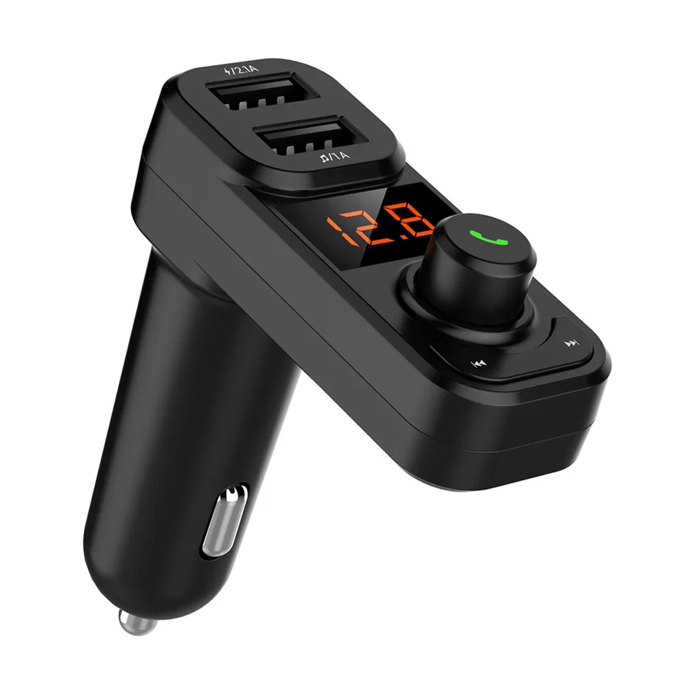 Беспроводной Bluetooth Автомобильный MP3 плеер FM передатчик Радио с 2 портами (стандарт