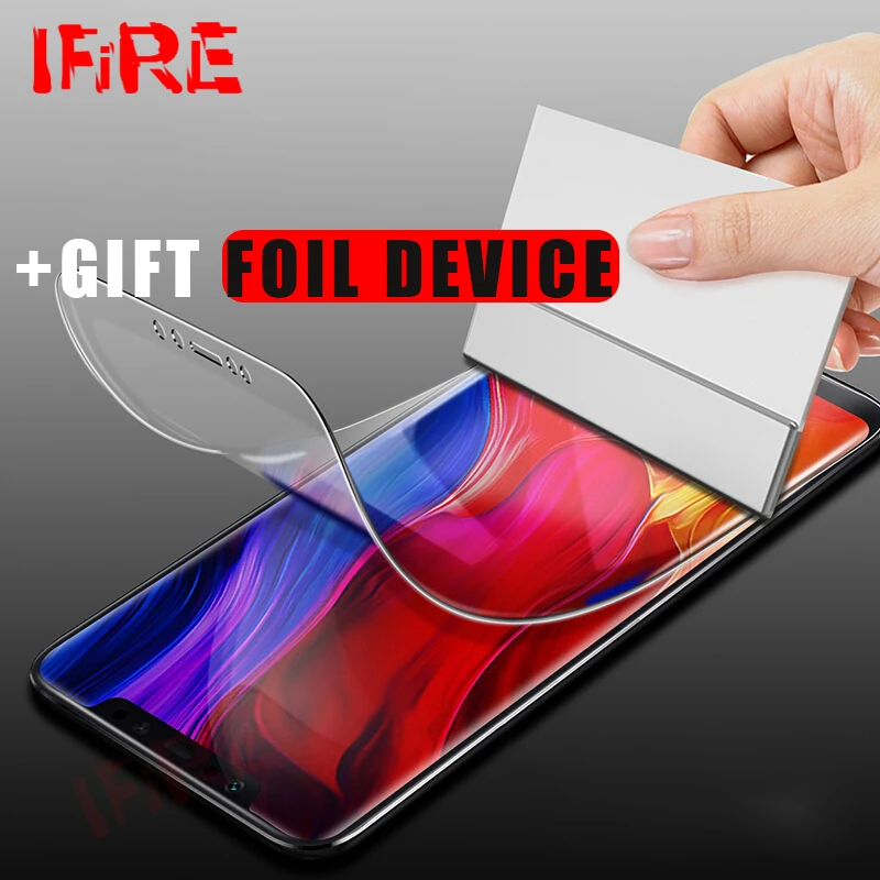Новая 6D Гидрогелевая пленка с полным покрытием для Xiaomi Mi 8 SE HD защитная мягкая A2 Lite
