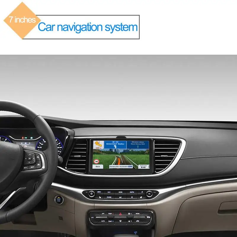 

7-Inch Truck Navigator Touch Screen GPS Car Navigation System RAM256M+ROM8GB FM AV-IN SAT NAV With Map Sun Visor 2019