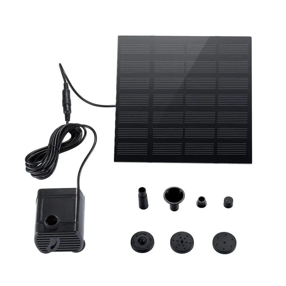 

Solar Water Fountain Pump for Garden Solar Pump Floating Plants Watering Power Miniature Solar Fountain Pool Water pump