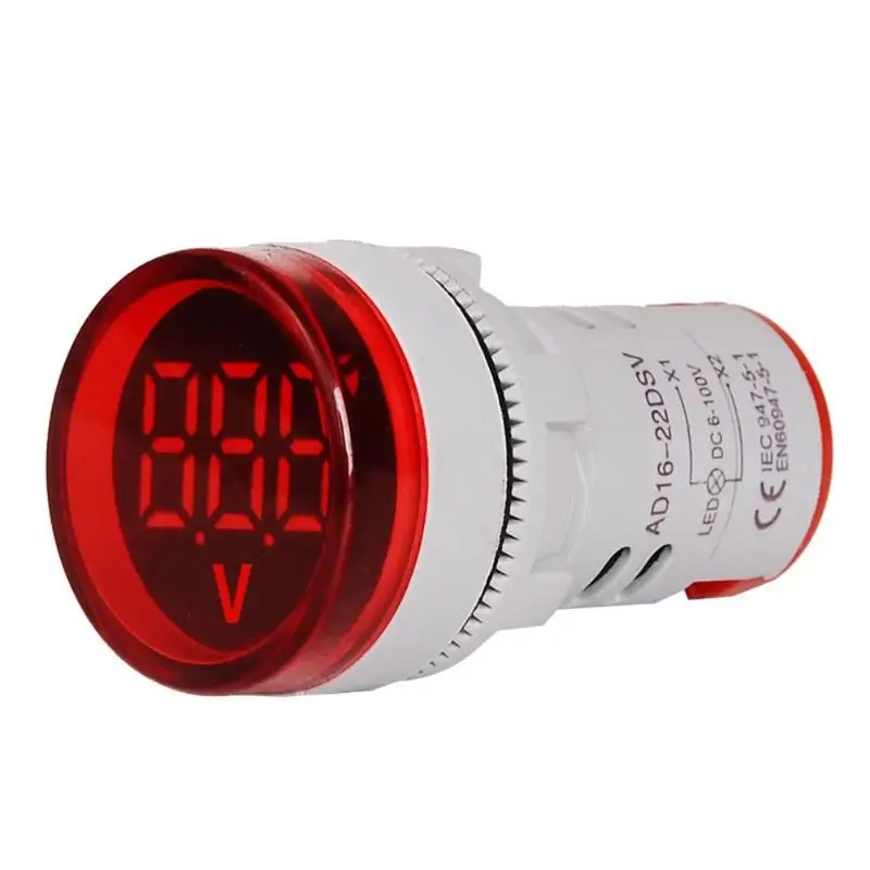 6 100V DC Frequency Meter Indicator Electricity Digital Display