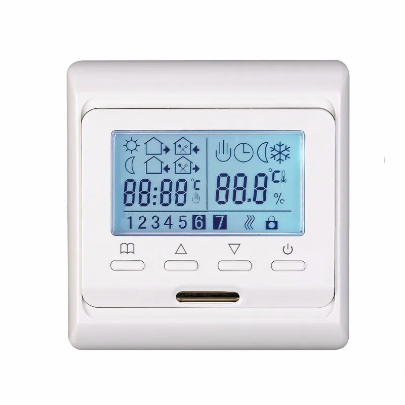 

7 Programming Temperature controller Organ Floor Heating Electric Land Warm Double Control thermoregulator termostat Embedded