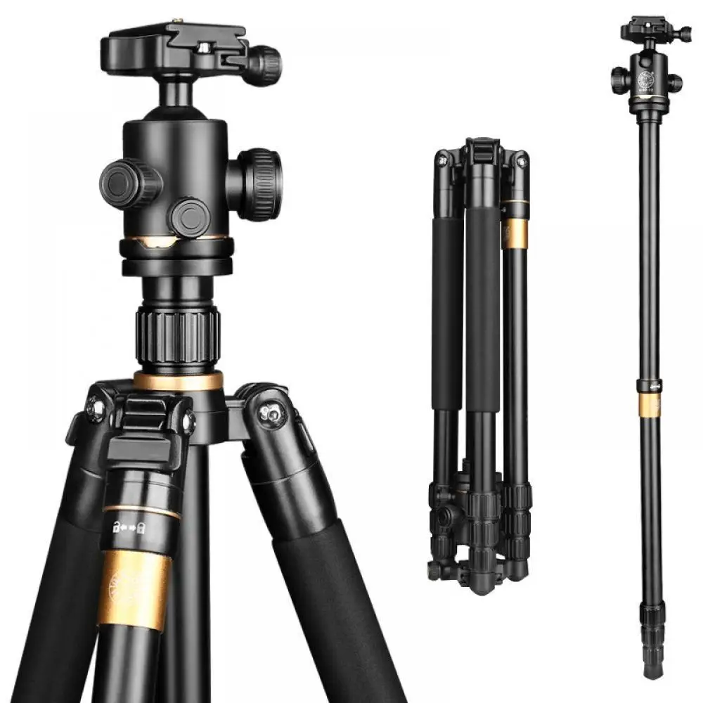 

Aluminum camera Digital Photography 8KG Damping Tripod Professional head Load for 62'' Q222 Ball dslr with video