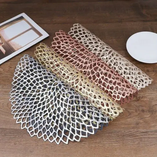 

Decor Placemat Insulation Table Pads Coaster Plastic Non-slip Mats Home