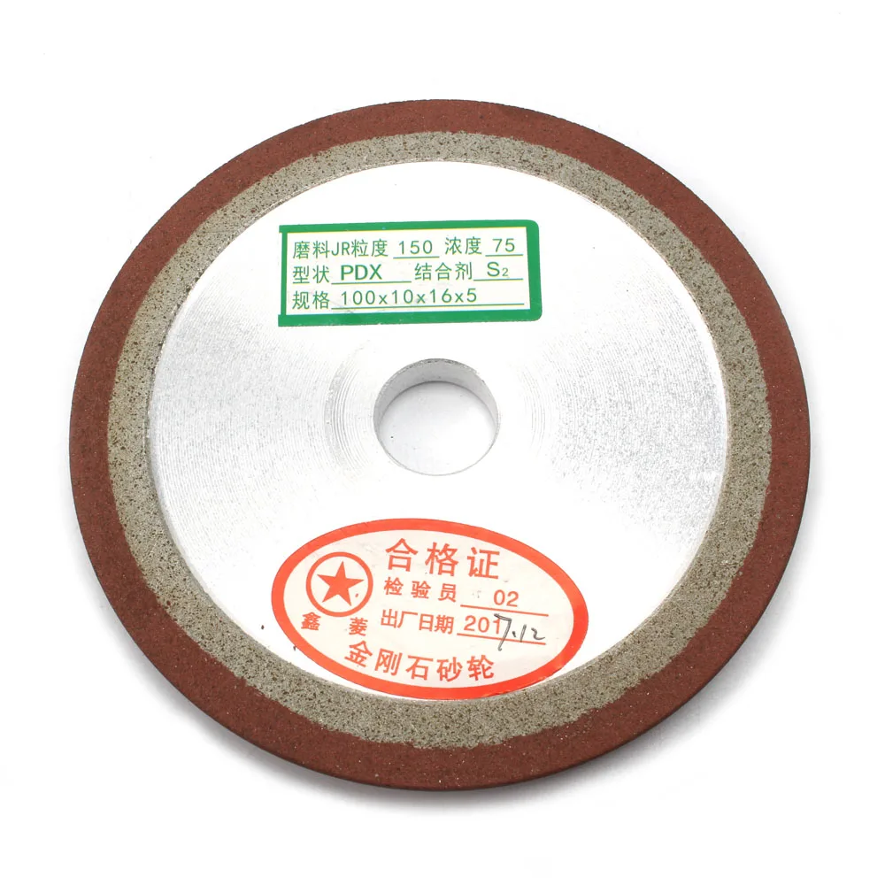 100mm Diamond Grinding Wheel Disc Cutter Blade Sharpener Grit150 F Carbide Metal Cutter Tool Alloy Milling Grinder Accessories