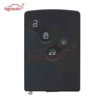 

Kigoauto OEM Remote Key Smart key card for Renault Koleos 4 button 434mhz PCF7941 without emergency key
