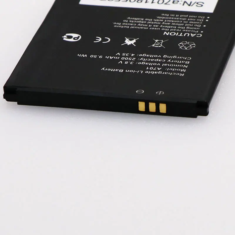JRZ 3 8 V 2500mAh батарея высокого качества для Effire A701 A7 телефон замена батареи Bateria