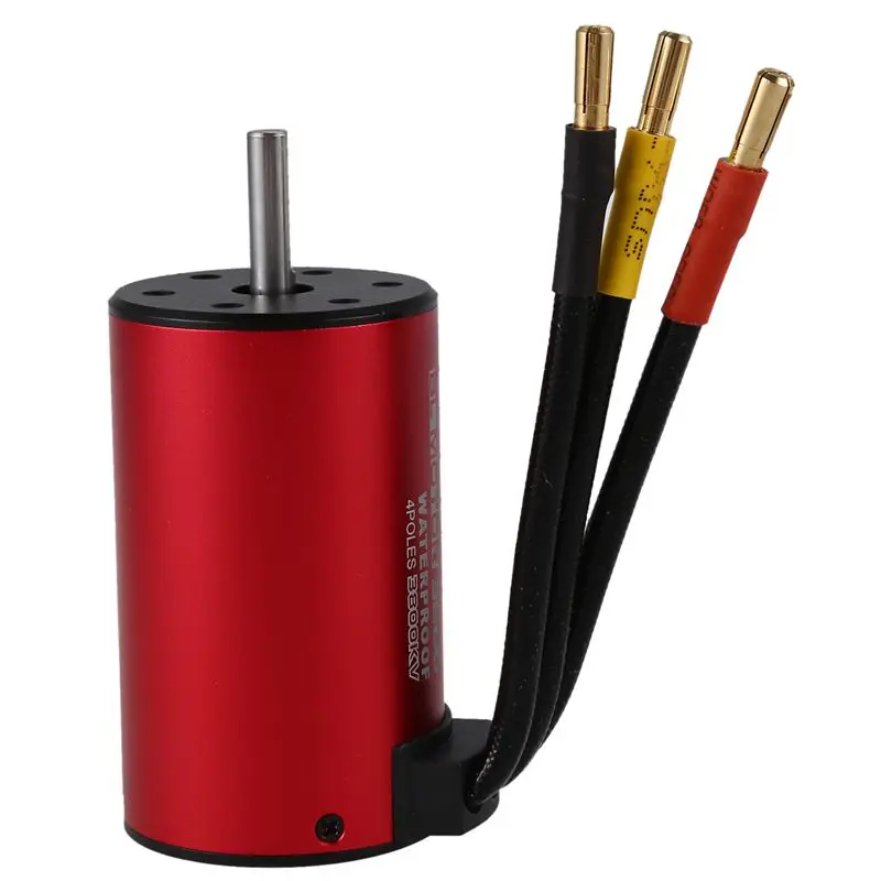 

SURPASS HOBBY S3660 3800KV 4 Poles Brushless Sensorless Motor for 1/10 RC Car Truck