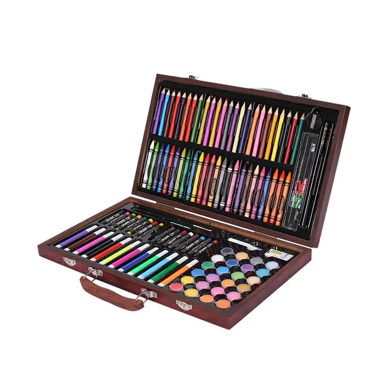 

Art Brush Watercolor Pen Children's Painting Set Learning Stationery Supplies 120 Painting Tools Home School Drawing Supplies