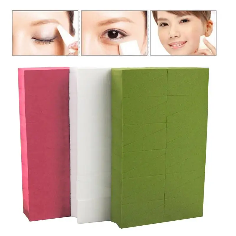 

Makeup Sponge 24 Small Triangular Shaped Plane Puff Dual-Use Powder Puff Multi-functional Makeup Tools For Foundation Conclear