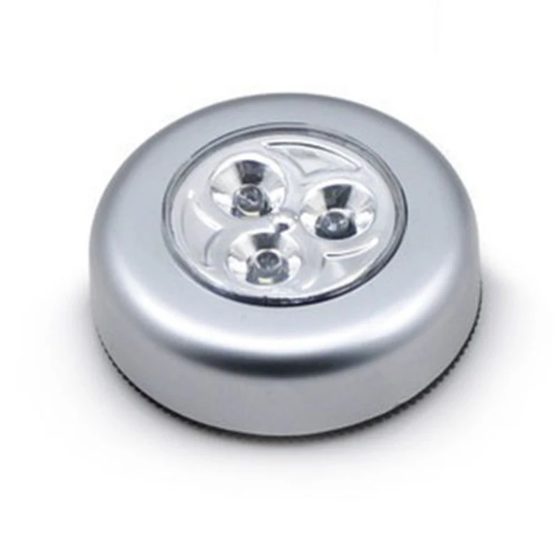 

Cordless 3LED Under Cabinet Touch Stick On Night Light Closet Kitchen Stairs