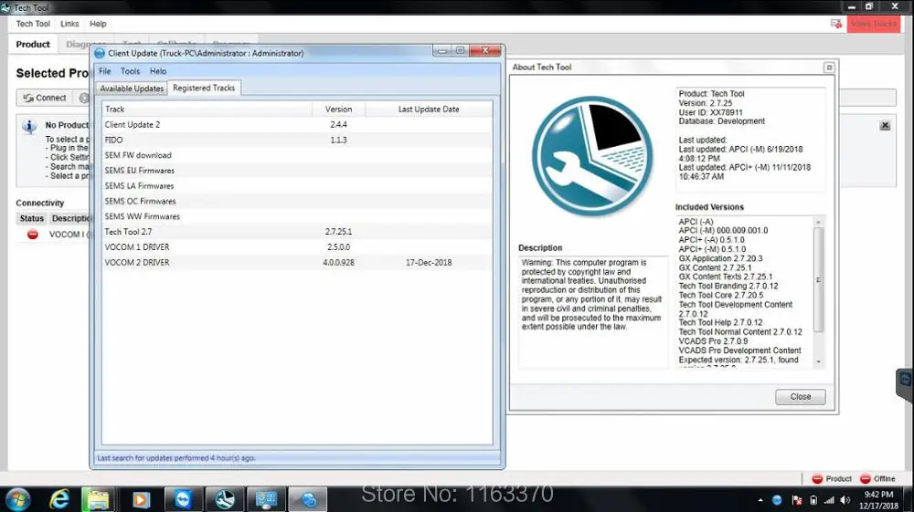 

Premium Tech Tool 2.7.65 (PTT 2.7 / VCADS) [2019] (REAL Development) for volvo with developer tool free shipping