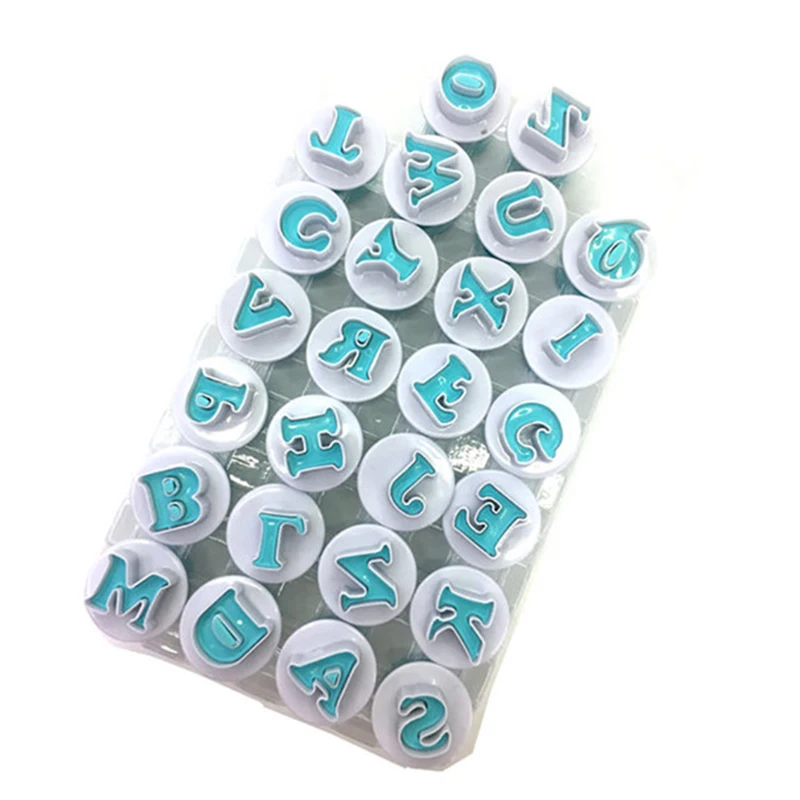 

1pcs/Set Icing Cutter Mold Mould Alphabet Number Letter Fondant Cake Decorating