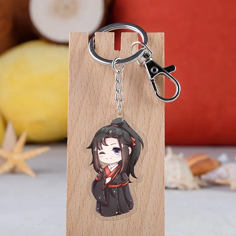 Брелок с аниме Mo Dao Zu Shi модный мультяшный мастер демонического Lan Wangji Wei Wuxian брелок