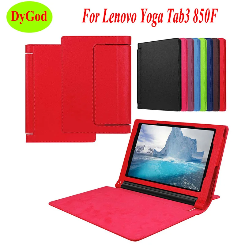 

DyGod For Lenovo Yoga3 Yoga tab3 YT3 850F 850M 850L 8.0inch Tablet Case Flip Stand anti-shock Leather Cover