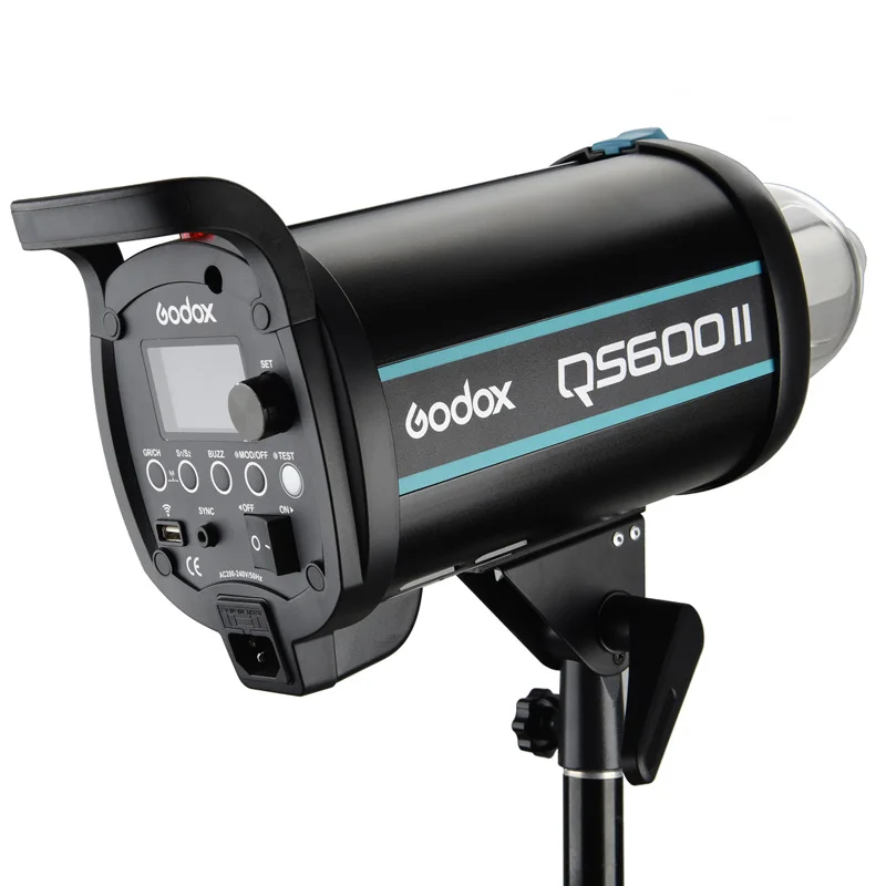 Godox QS600 II QS600II 600Ws GN76 профессиональный студийный стробоскоп со встроенной