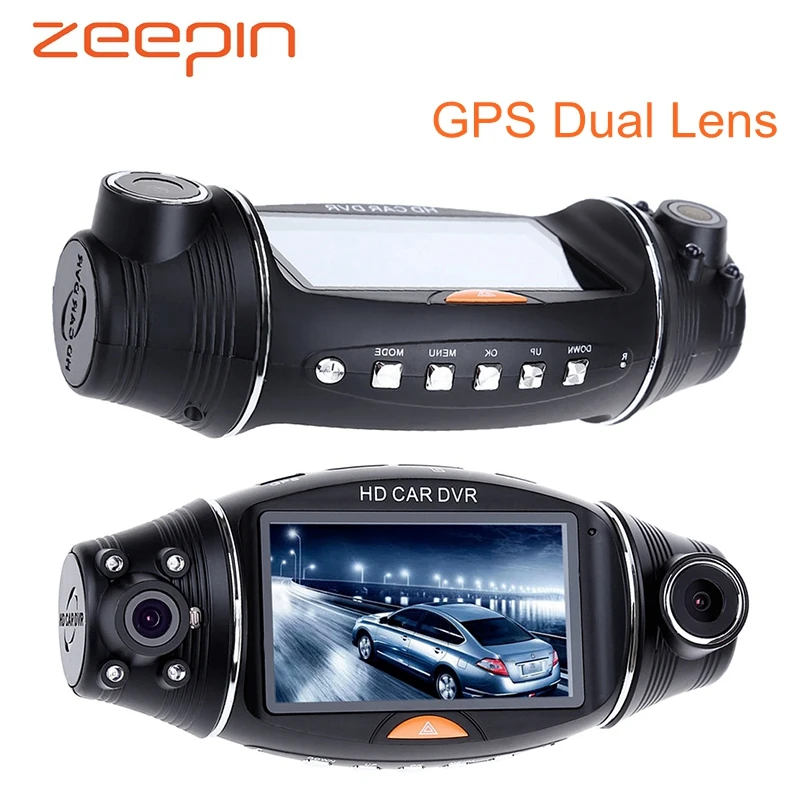  R310 Dash Kamera GPS Dual Objektiv 27 ''Auto DVR 140 Grad IR Nacht Vision Schwerkraft Sensing Auto 