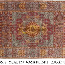 Топ Мода Tapete Подробнее о 6,65 'X 10,15' ручной Узелок толстый плюшевый французский коврик «савонри» ковер сделан на заказ ysal157gc88savyg2