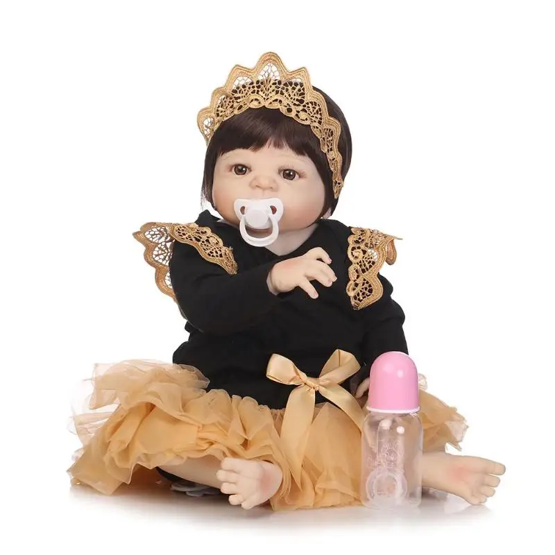 

Simulation Artificial Waterproof Soft Silicone Lifelike Reborn Baby Dolls