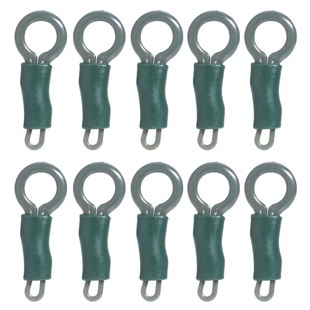 

10pcs Fishing Swivels Back Lead Clips and Locking Tubes Carp Fishing Tackle Plastic Rubber Sleeves Carp Fishing Accessories