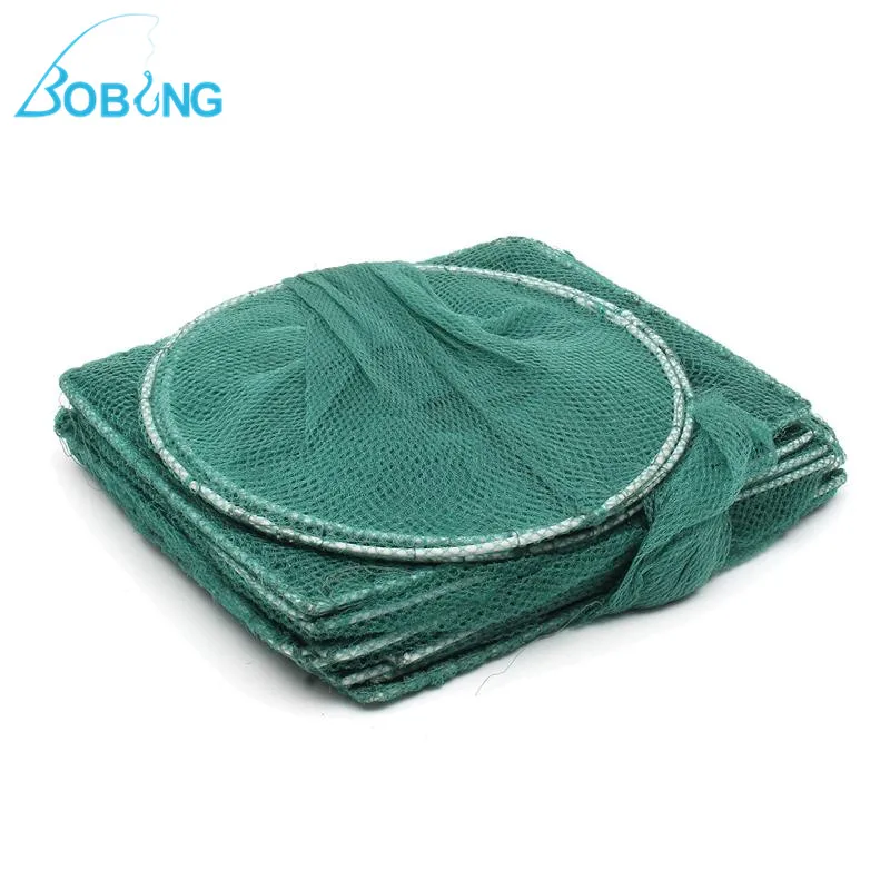 

Bobing 3.2m Protable Foldable Fishing Net With Plummet Pot Cage Crab Fish Crayfish Lobster Catcher Fishing Tackle Square Circle