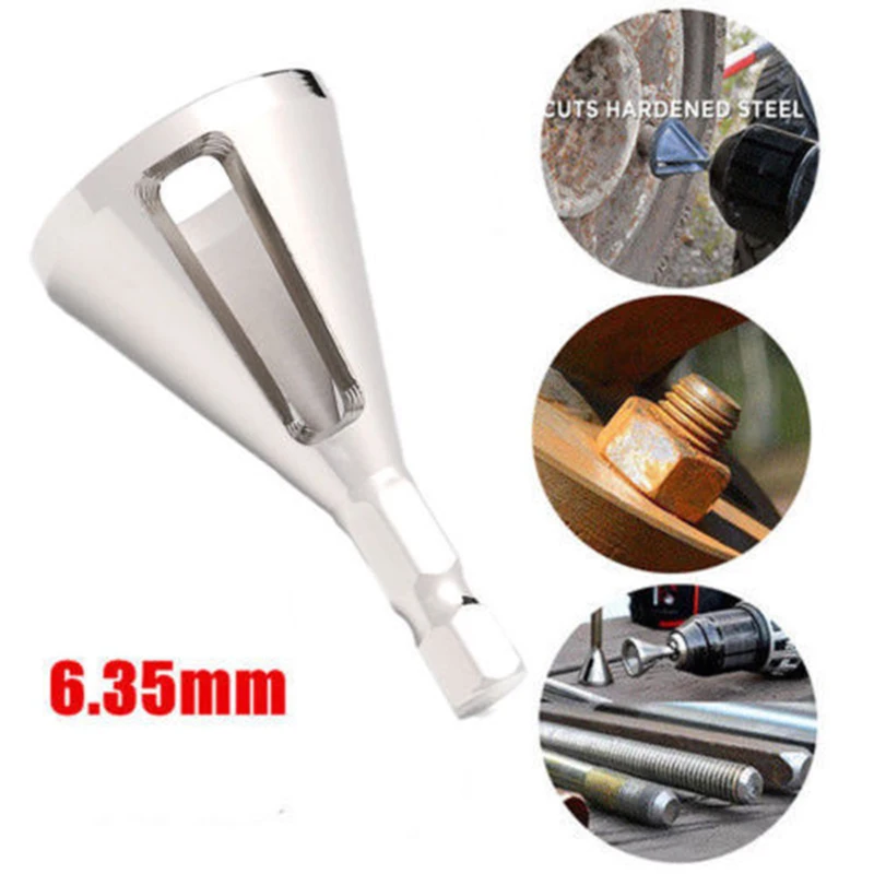 

Deburring External Chamfer Tool Stainless Steel Remove Burr Drill Bit Gadget Use