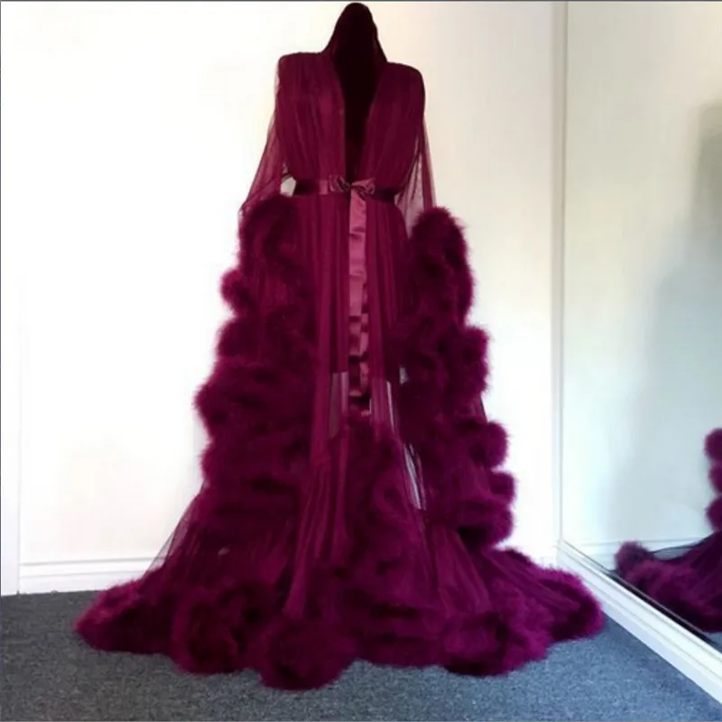 long fur robe