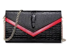 Women Crocodile Crossbody Bag Chain Mini Shoulder Bag Chain Small Messenger Bag Womens Handbags Purses Evening Clutch Bags Sac cute cartoon women hamburger ice cream perfume mini bags small chain clutch crossbody girl shoulder messenger bag purse novelty