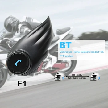

Bluetooth Wireless Motorcycle Helmet Intercom Headset Interphone with Mic 800-1000M Intercom Distance headset drop ship
