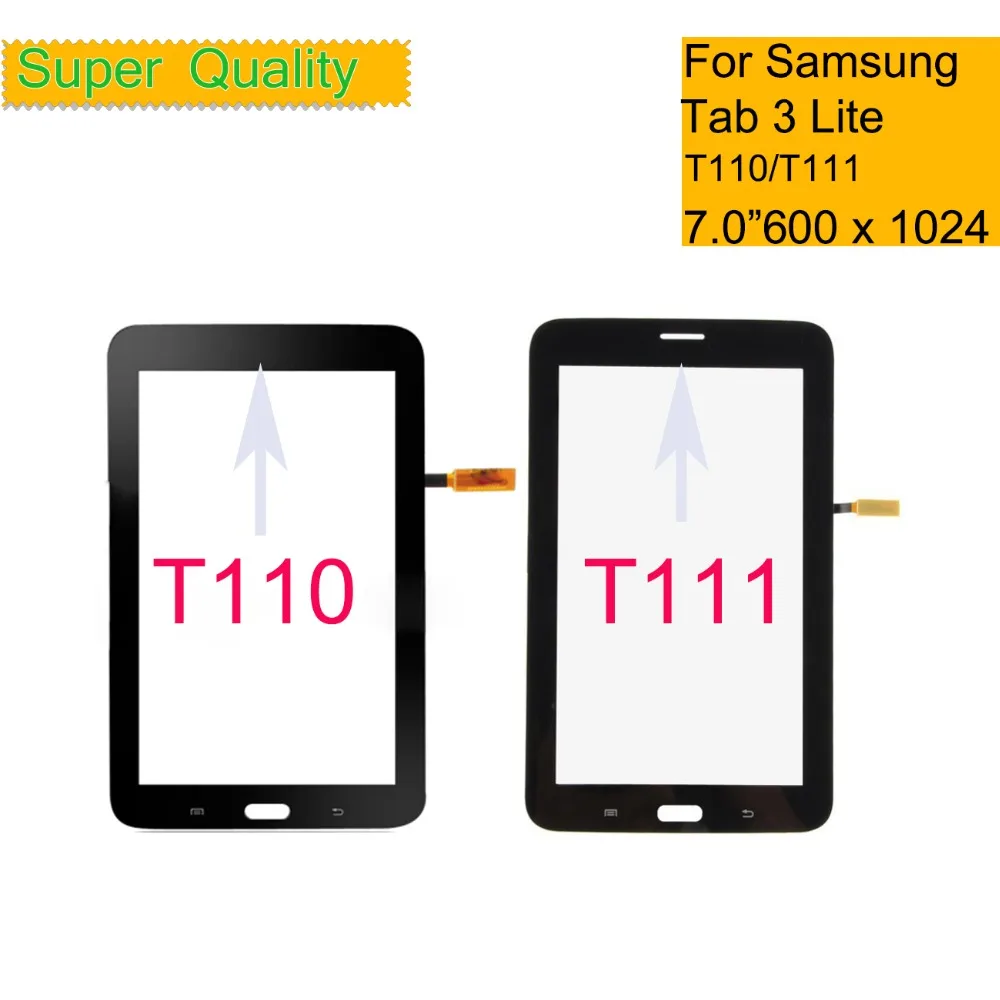 10 Pz/Lotto Per Samsung Galaxy Tab 3 Lite 7.0 T111 Wifi T110 Touch Screen Digitizer Panel Sensor Touchscreen