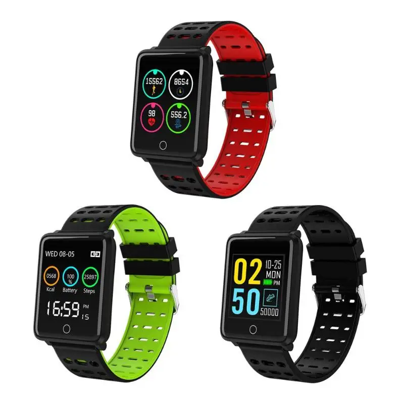 

F3 Smart Band Bracelet 1.44 inch Blood Pressure Heart Rate Pedometer IP68 Waterproof Wristband for IOS Android
