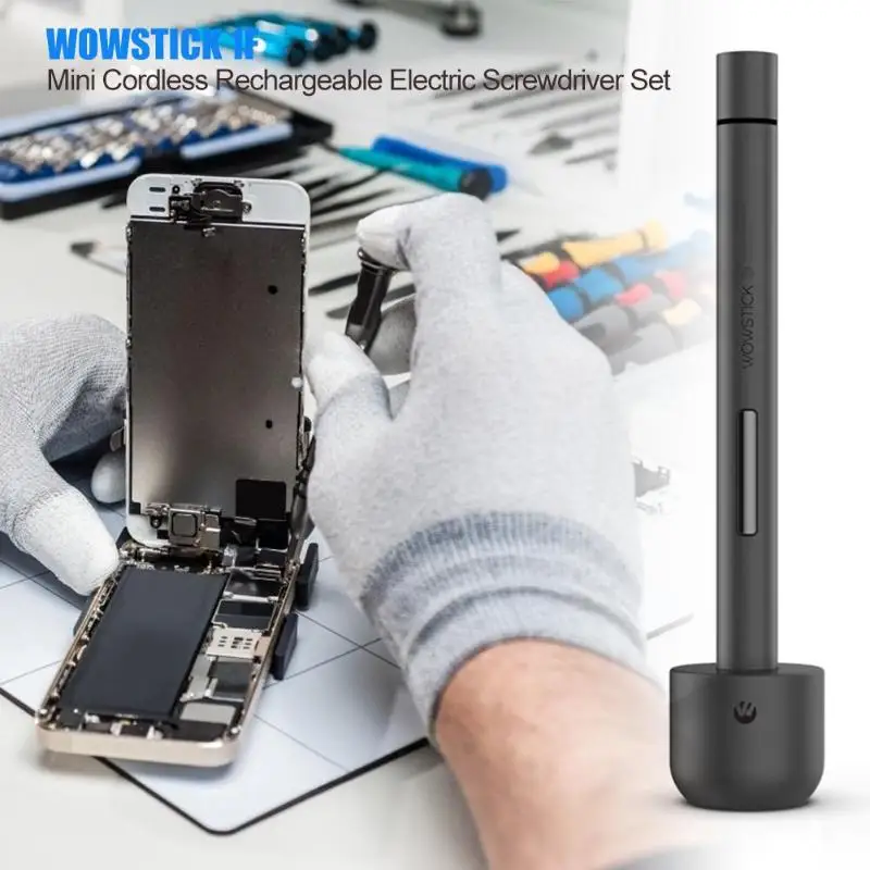 Wowstick 1F+ мини беспроводной Перезаряжаемый набор электрических отверток камеры мобильного телефона Ноутбук цифровой демонтаж инструмент для ремонта