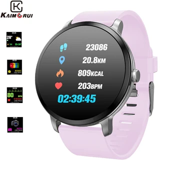 

Fitness Tracker Heart Rate Pedometer Color Screen Fitness Bracelet Smart Watch Women Men Smart Wristband for Android IOS Phone