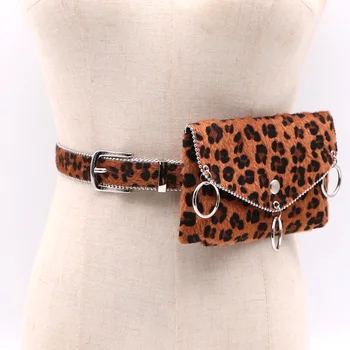 

Fashion Women's Belt Horsehair Female Belts With Leopard Pattern Pants Jeans Belt Girl Autumn Winter Dress Accessories QW19