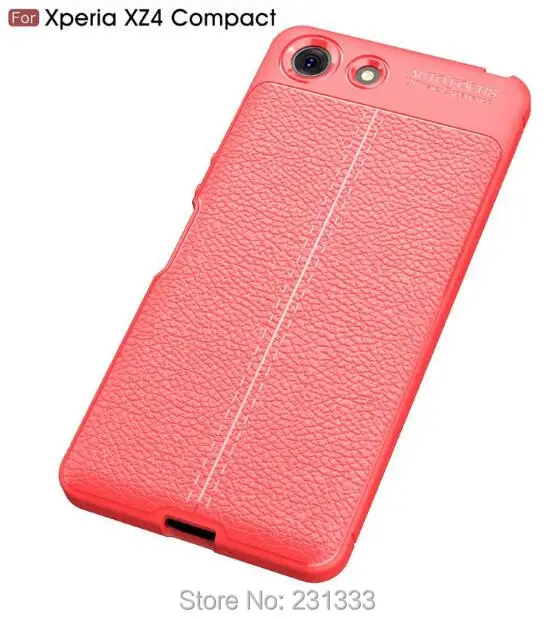 Мягкий ТПУ чехол C ku с автофокусом для Xiaomi Play Redmi Note 7 Sony Xperia XZ4 Compact Litchi задняя