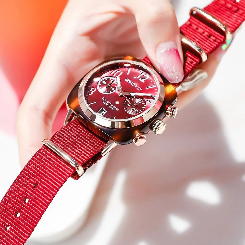 GIMTO Sports Watch Women 2018 Luxury Brand Female Wristwatch Rose Gold Watch For Ladies Clock Nylon Casual Dress Quartz Calendar GIMTO Sports Watch Women 2018 Luxury Brand Female Wristwatch Rose Gold Watch For Ladies Clock Nylon Casual Dress Quartz Calendar