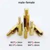 10/50pcs Solid Brass Copper M2 M2.5 M3 M4 Hex Standoff Hexagon Support Pillar Column Male-Female Female Spacer For PCB Board ► Photo 3/6