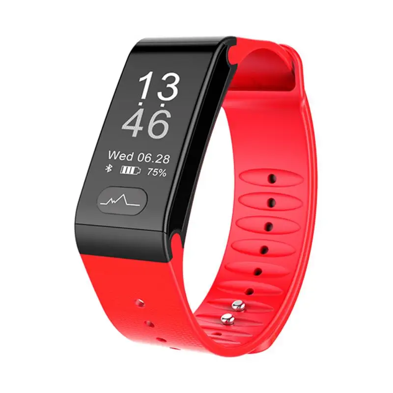 

New T6 ECG + PPG Smart Wristband Medical Grade Blood Pressure Heart Rate Monitoring Bracelet Smart Sports Health Bracelet
