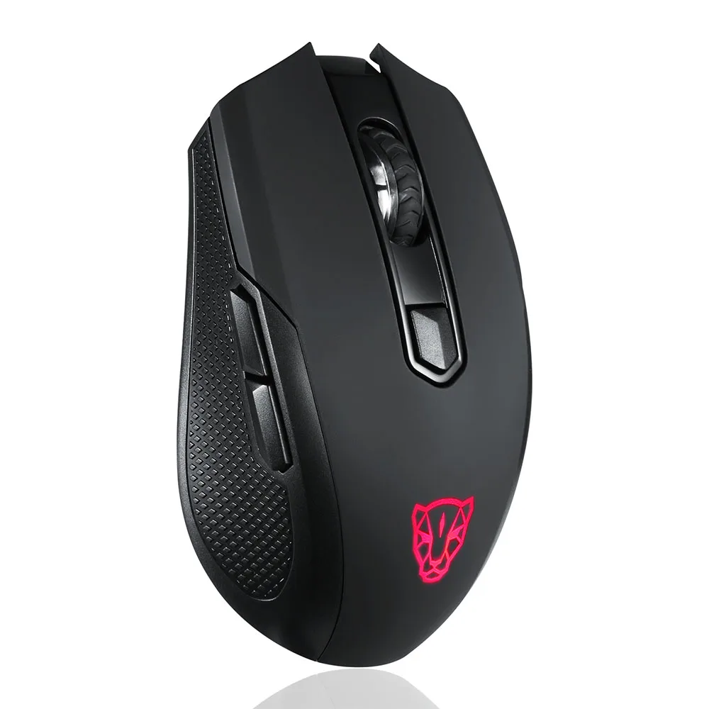

Motospeed BG50 Max 2400DPI Rechageable 2.4GHz Wireless Bluetooth Dual-mode Mouse Gaming Mice for PC Macbook-Laptop
