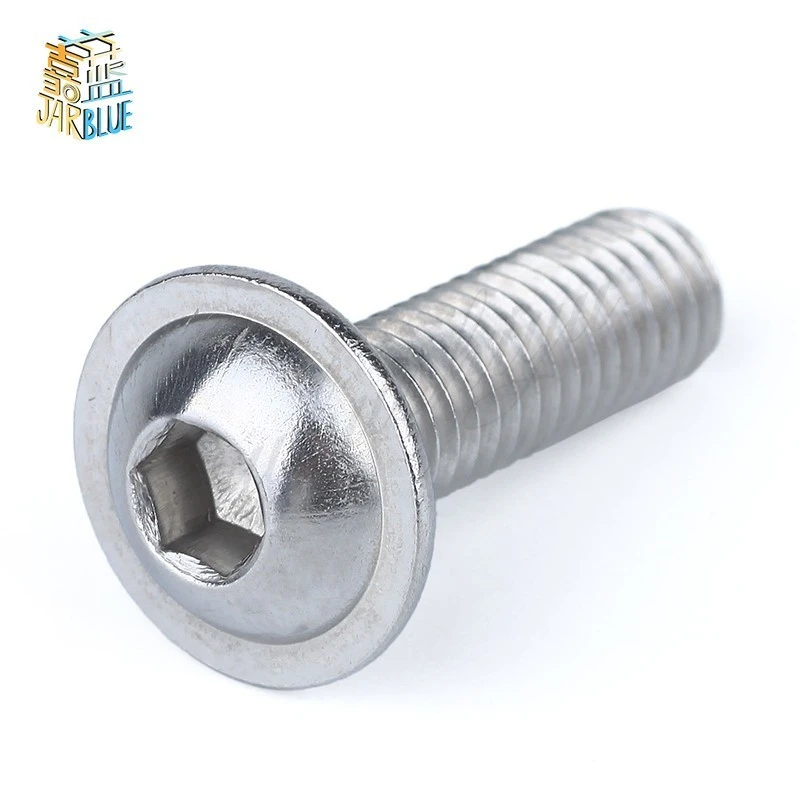 New M3 M4 M5 M6 304 Stainless Steel Hex Socket Flange Button Washer Head Screw New M3 M4 M5 M6 304 Stainless Steel Hex Socket Flange Button Washer Head Screw