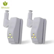 DC12V 3 светодиодный шкаф светильники с питанием от аккумулятора шарнир светодиодный ночник движения световой индикатор датчика для шкафа, комода Шкаф для одежды