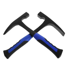 Заостренный плоской головкой геологический молоток для разведочных работ Многофункциональный ручной инструмент Прочный инструмент для геологии